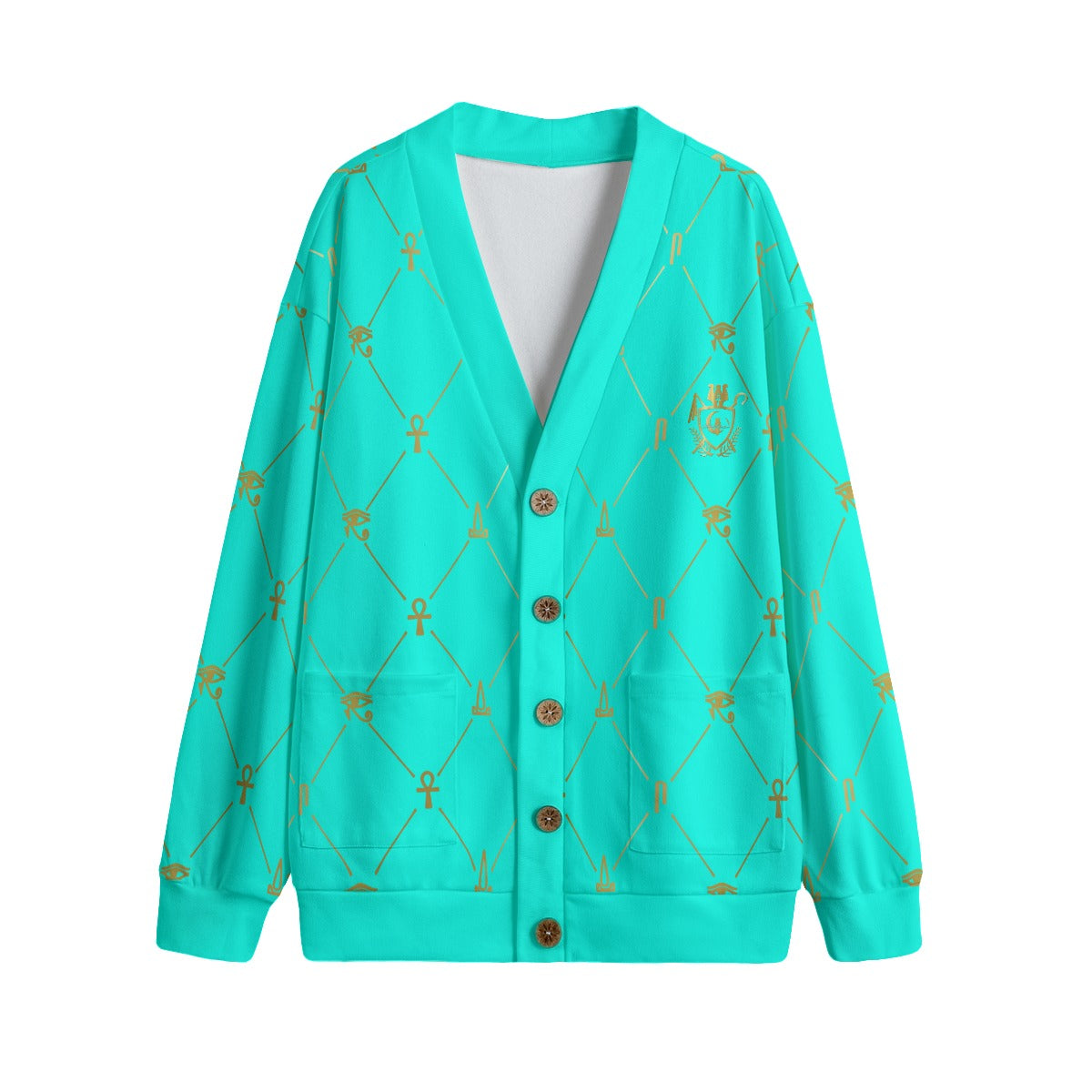 A.U.S DELUXE TRQSE Unisex Cardigan With Button Closure