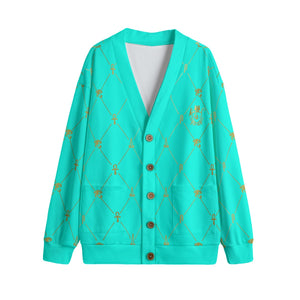 A.U.S DELUXE TRQSE Unisex Cardigan With Button Closure