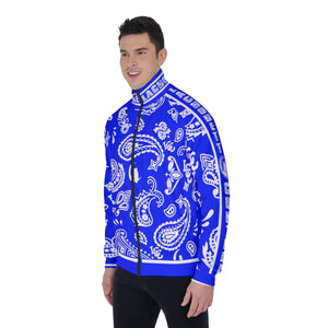 BANDANA PAISLEY Cs'UP Men's Stand Collar Jacket