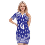 BANDANA Cs'UP Women's Polo Collar Dress