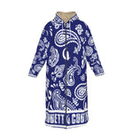 BANDANA PAISLEY NAVY Unisex Fleece Zip Up Windbreaker