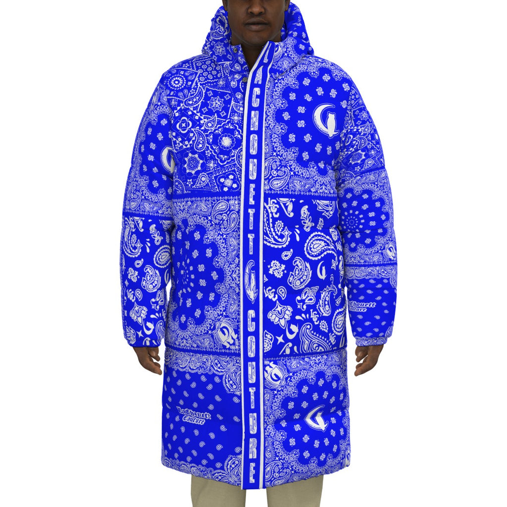 BANDANA MIX Cs'UP Unisex Long Down Jacket
