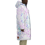 NEW RICH COLOURWHT Unisex Long Down Jacket