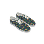 PLAID IN GOLD Kid's Canvas Shoes