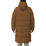 LCC BROWN Unisex Long Down Jacket