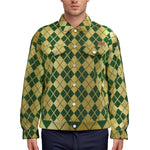 ARLEQUIN GREEN Unisex Lapel Jacket Cotton