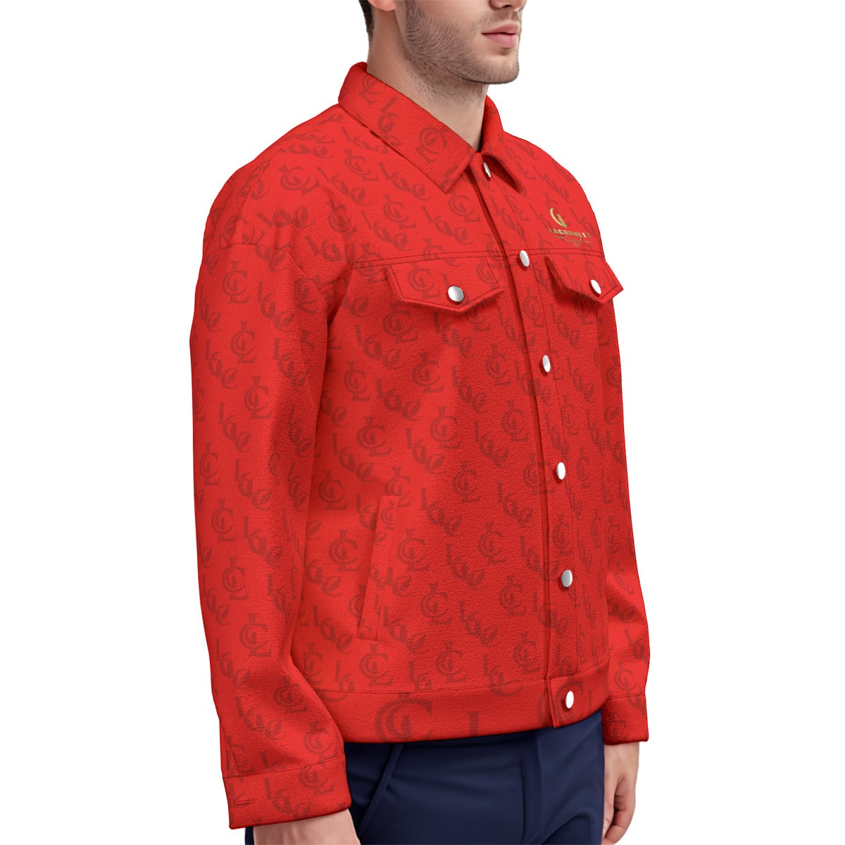 LCC RED Unisex Lapel Jacket  Cotton