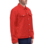 LCC RED Unisex Lapel Jacket  Cotton