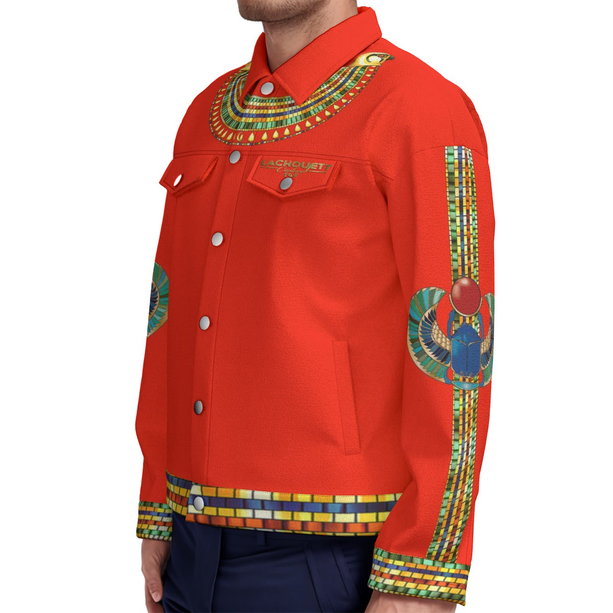 MEDJAY RED Unisex Lapel Jacket