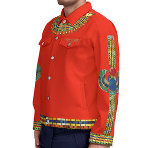 MEDJAY RED Unisex Lapel Jacket