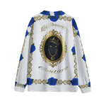 ROSES BLUE LCC Unisex V-neck Cardigan With Button Closure