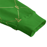 A.U.S DELUXE GREEN Unisex Cardigan With Button Closure