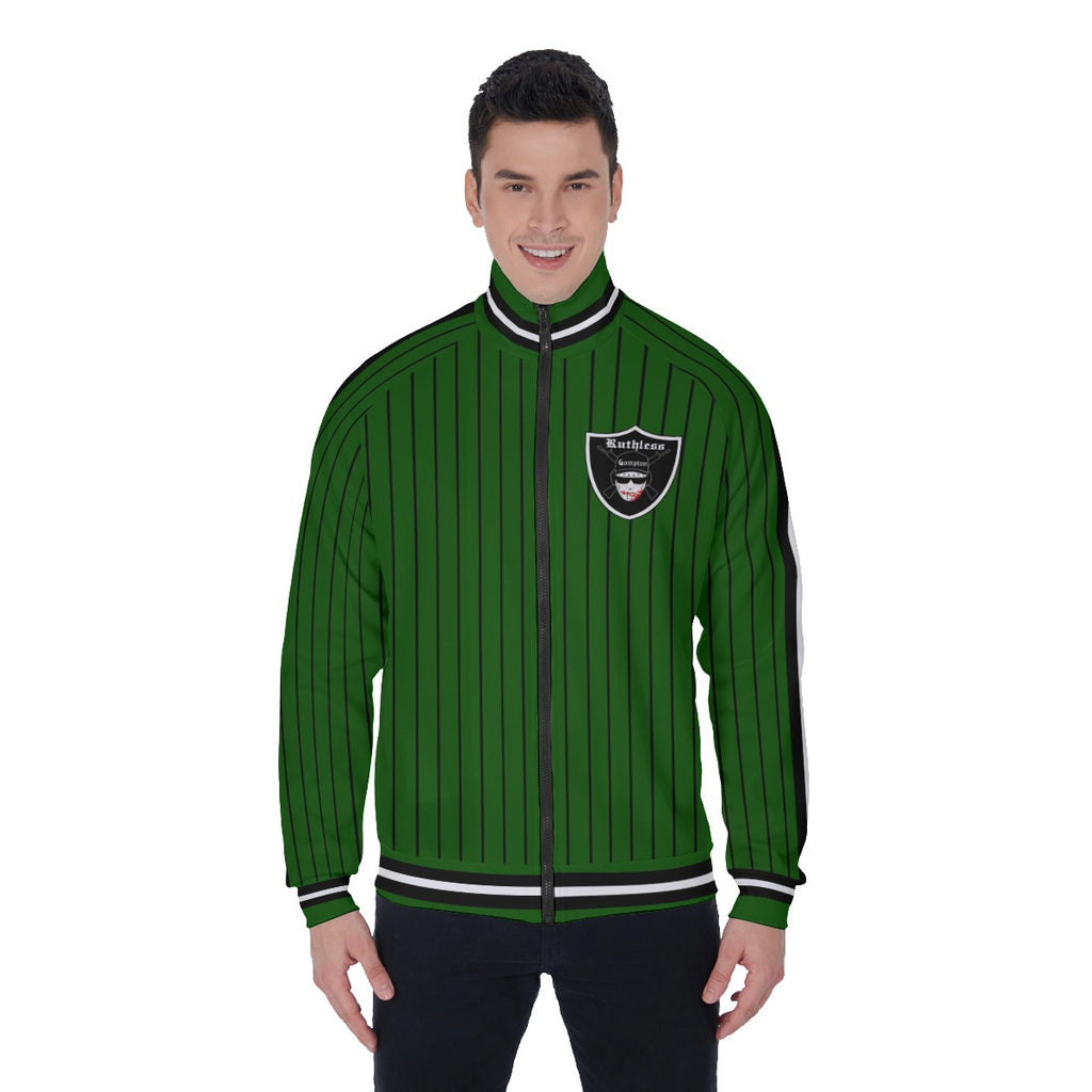 EAZY-E RUTHLESS KAKI Men's Stand Collar Jacket