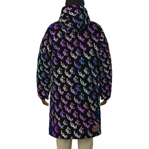 NEW RICH COLORWHTBLC Unisex Long Down Jacket