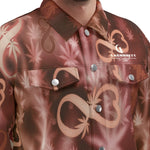 INFINITY RED Unisex Lapel Jacket