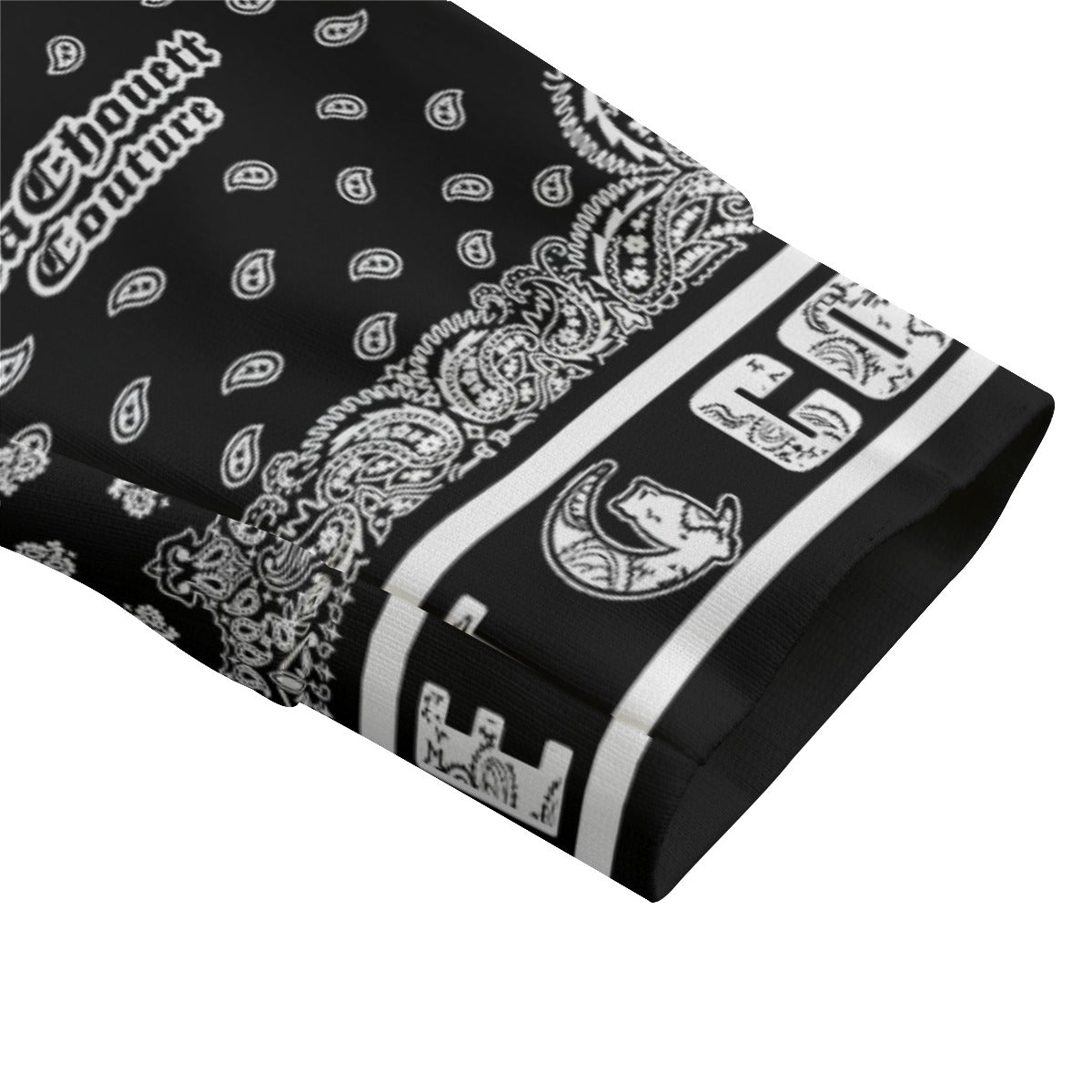 BANDANA MIX BLC Unisex Lapel Collar Sweater