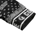 BANDANA MIX BLC Unisex Lapel Collar Sweater