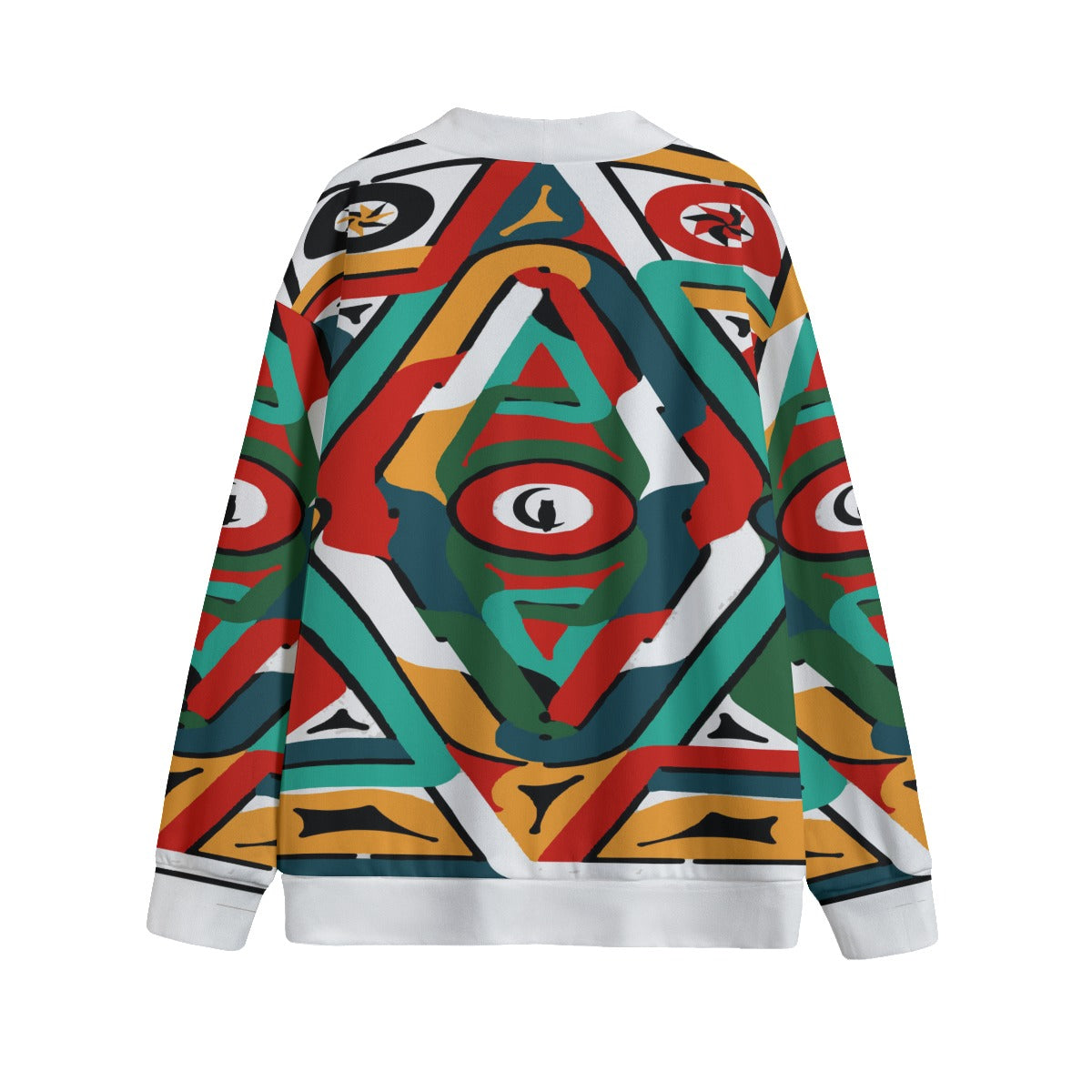 TEMBE ART Unisex V-neck Cardigan With Button Closure