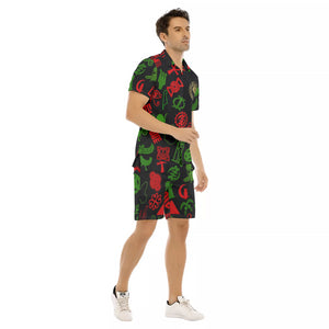 KMT WORLD Men's Short Sleeve Shirt Sets