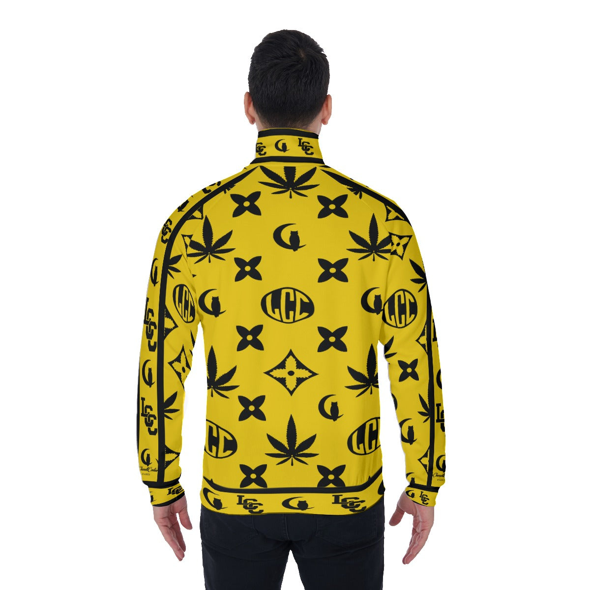 LCC WEEDY YLW Men's Stand Collar Jacket