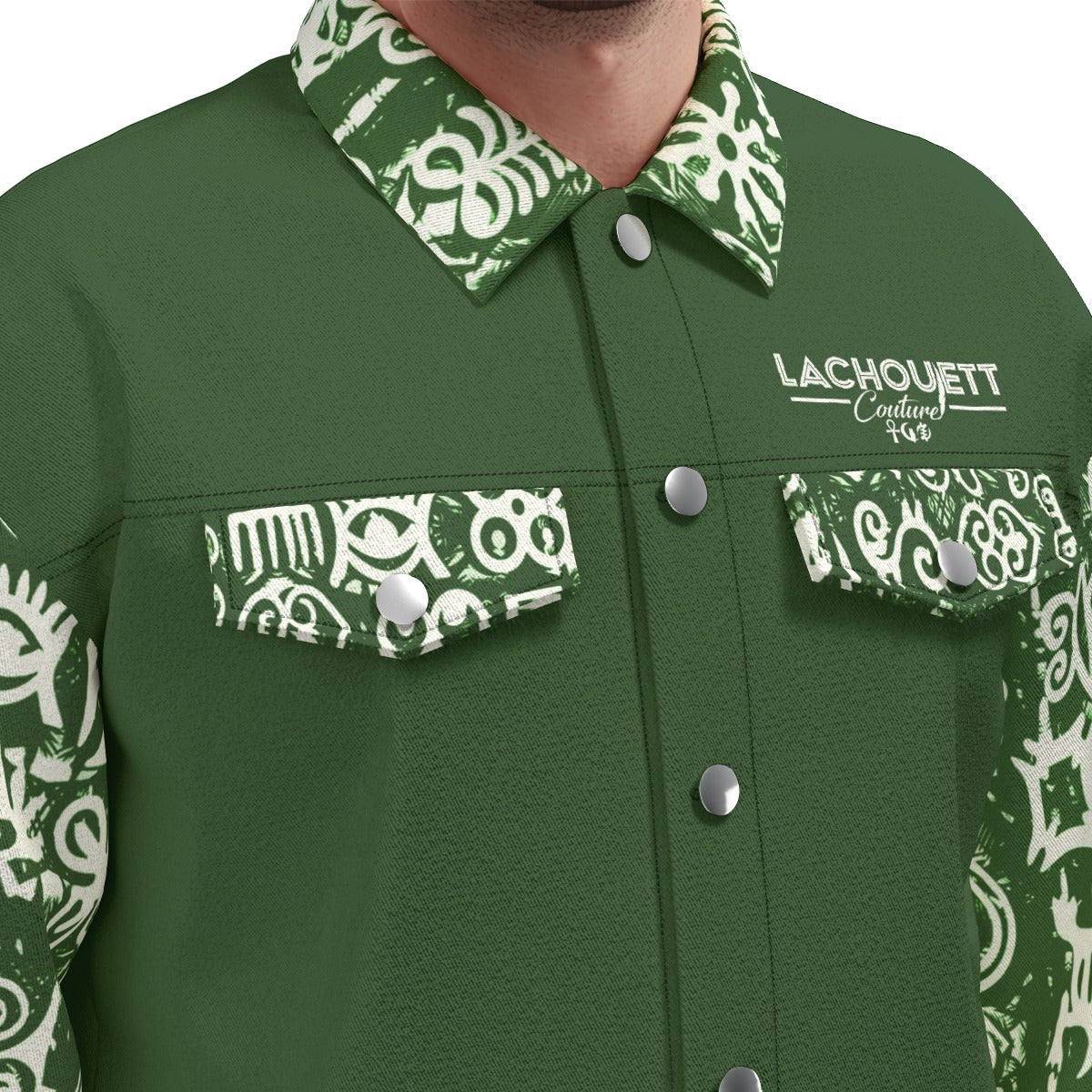 ADINKRA MIXKAKI 1 Unisex Lapel Jacket