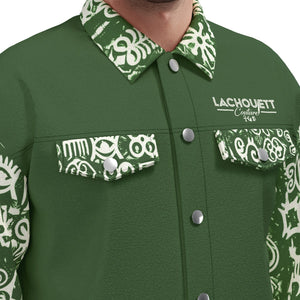 ADINKRA MIXKAKI 1 Unisex Lapel Jacket