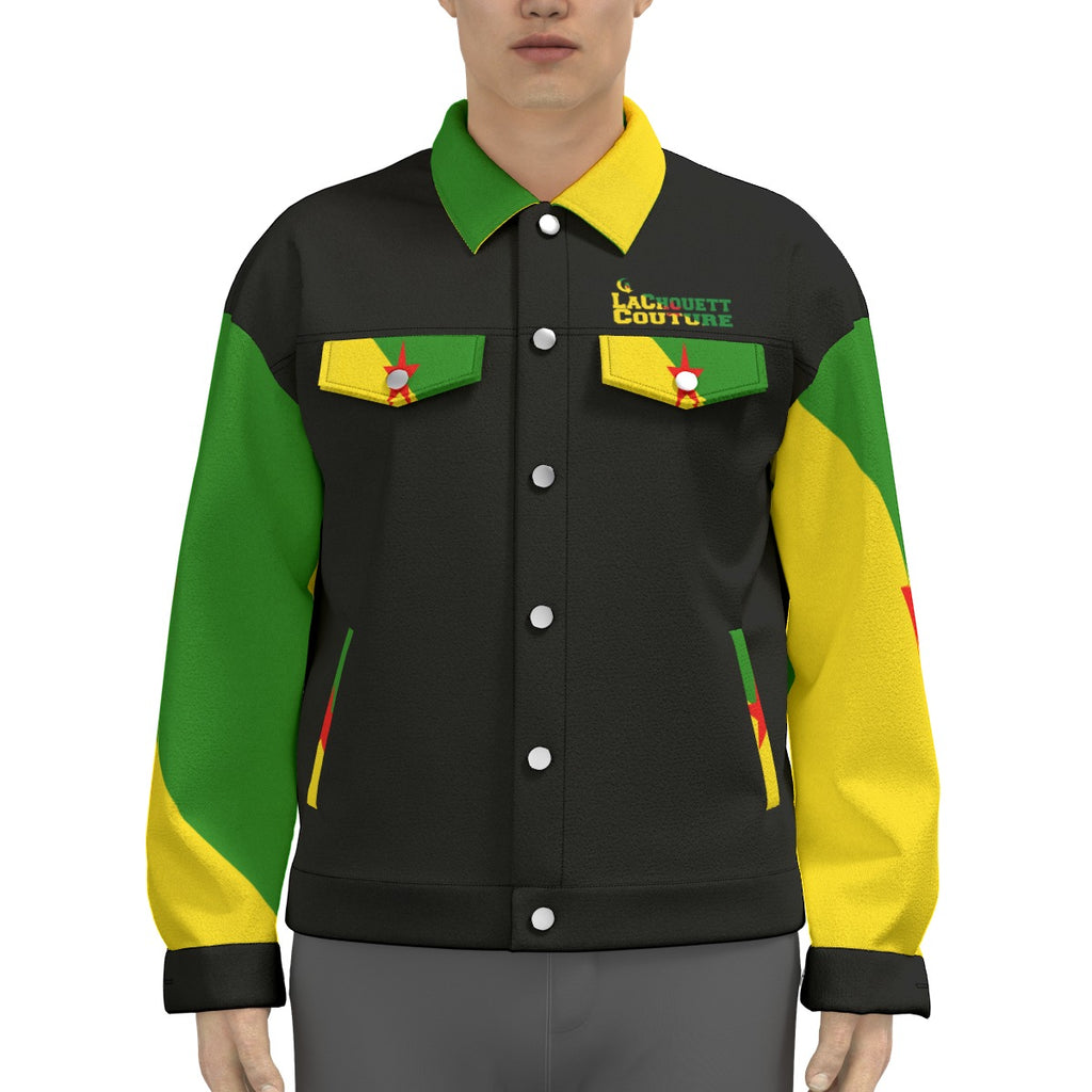 YANAZER Unisex Lapel Jacket
