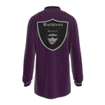EAZY-E RUTHLESS PRPLE Men's Long Sleeve Polo Shirt