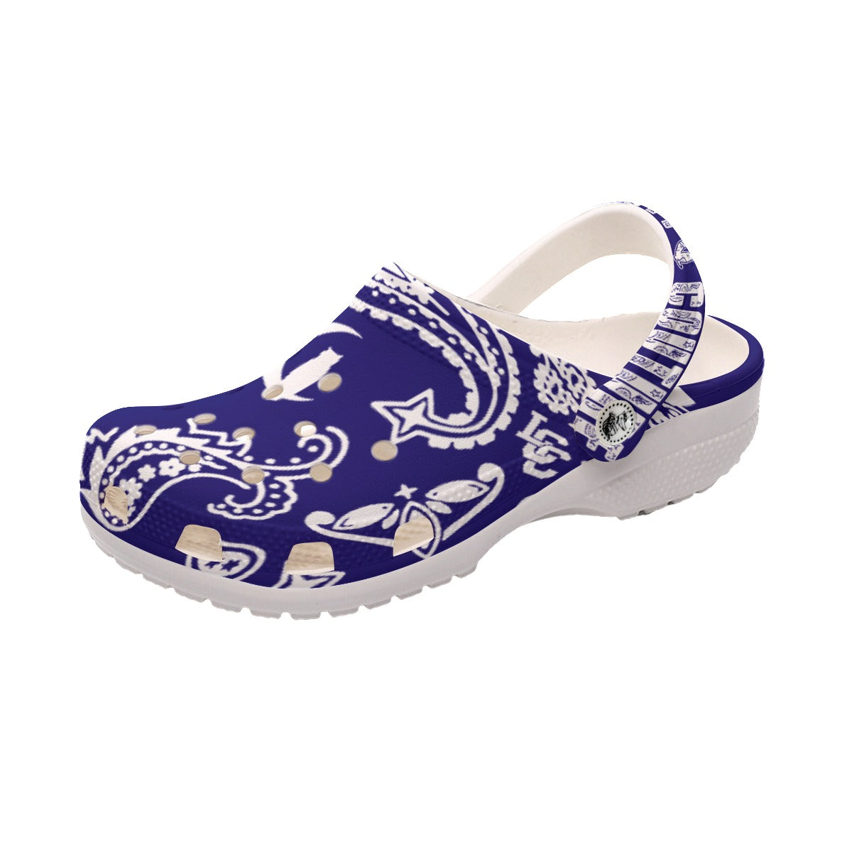BANDANA PAISLEY NAVY Women's Classic Clogs