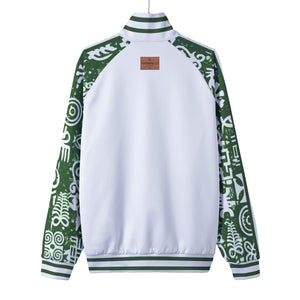 ADINKRA MXGRN1 Unisex Stand Collar Jacket