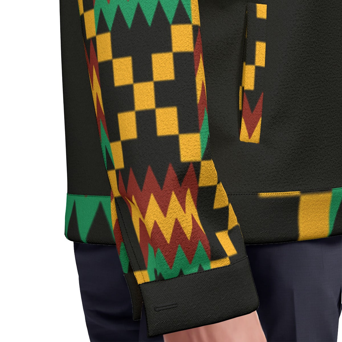 KENTE GHANA Unisex Lapel Jacket