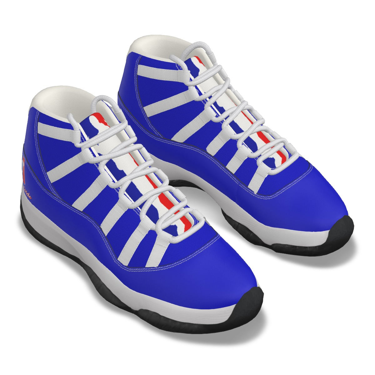 WESTSIDE BLUE Men's High Top Basketball Shoes