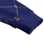 A.U.S DELUXE GLD NAVY Unisex Cardigan With Button Closure