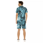 INFINITY BLUE Men's Short Sleeve Shirt Sets