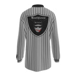 EAZY-E RUTHLESS WHT Men's Long Sleeve Polo Shirt