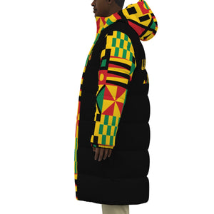 KENTE BUTAN Unisex Long Down Jacket