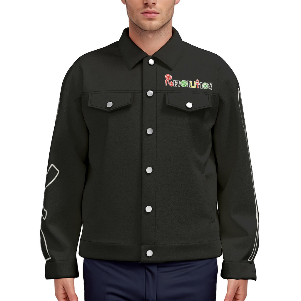 REVOLUTION Unisex Lapel Jacket  Cotton