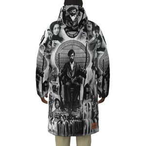 BLACC PANTHER PARTY Unisex Long Down Jacket