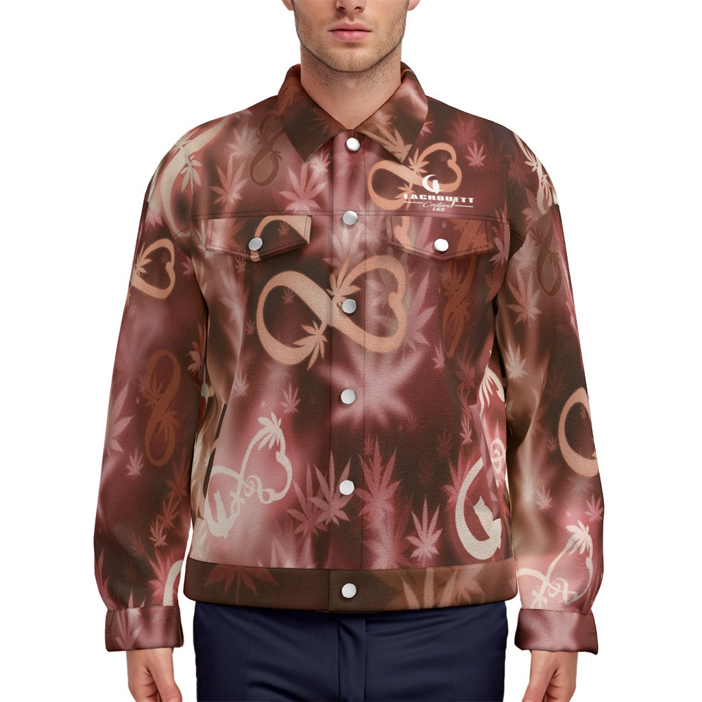 INFINITY RED Unisex Lapel Jacket