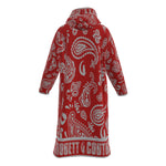 BANDANA PAISLEY Bs'UP Unisex Long Fleece Zip Up Windbreaker