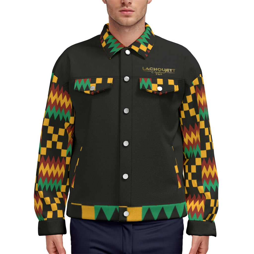 KENTE GHANA Unisex Lapel Jacket