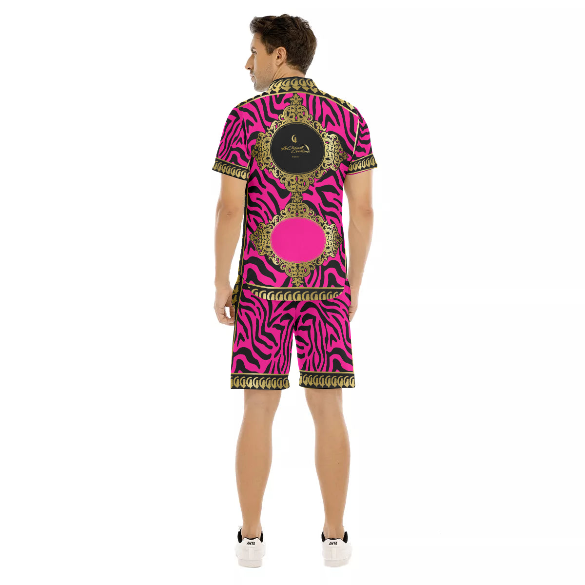 PRIVILEGE PINKISH Men's Short Sleeve Shirt Sets