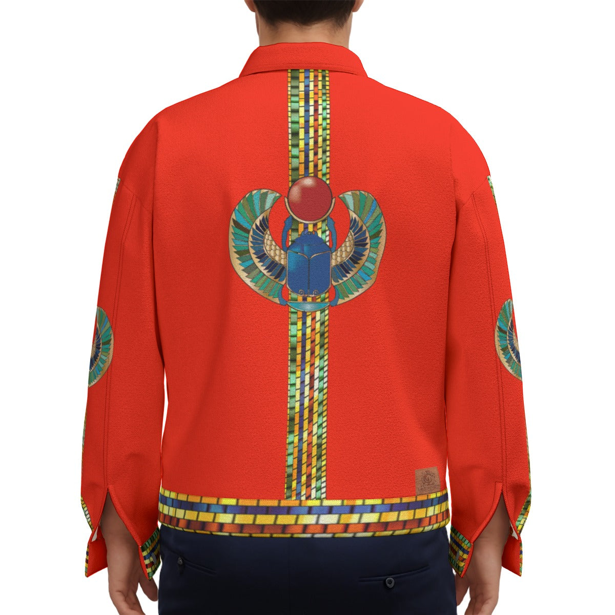 MEDJAY RED Unisex Lapel Jacket