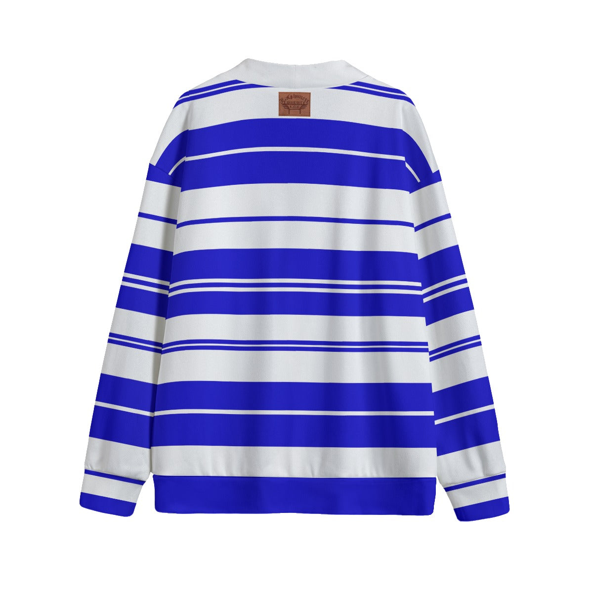 STRIPE UP CRIPTONITE Unisex V-neck Cardigan With Button Closure