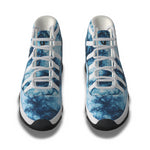 TIE DYE BLUE High Top Basketball Shoes