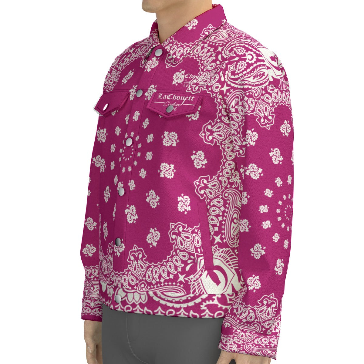 BANDANA GRAPES Unisex Lapel Jacket