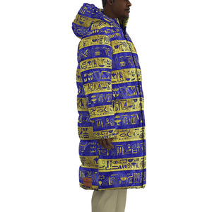 HIEROGLYPH DELUXE Unisex Long Down Jacket