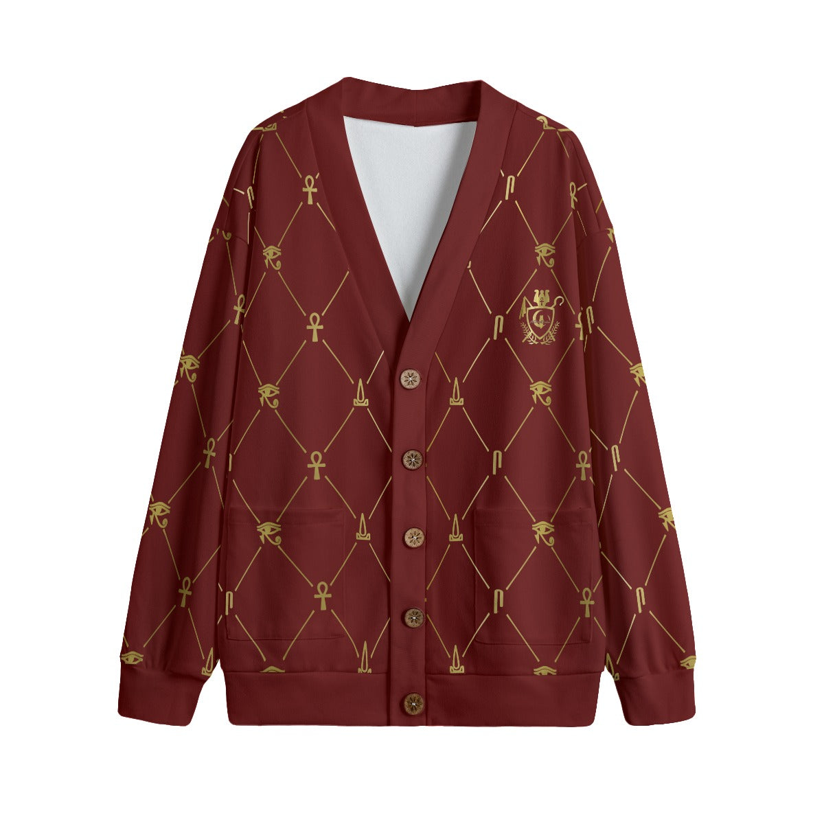 A.U.S DELUXE GOLDBRDX Unisex Cardigan With Button Closure
