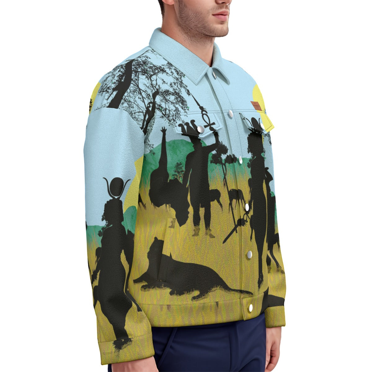 SAFARI Unisex Lapel Jacket  Cotton