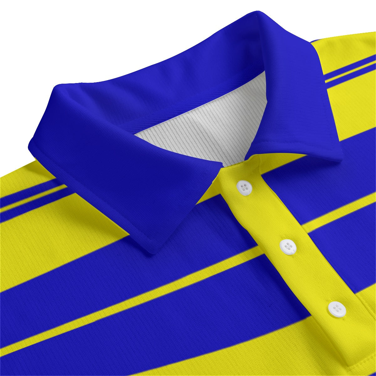 STRIPE UP CRENSHAW Unisex Lapel Collar Sweater